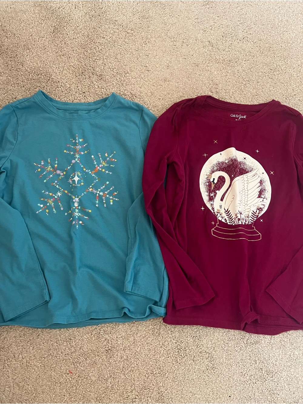 5/$25 two winter themed long sleeves